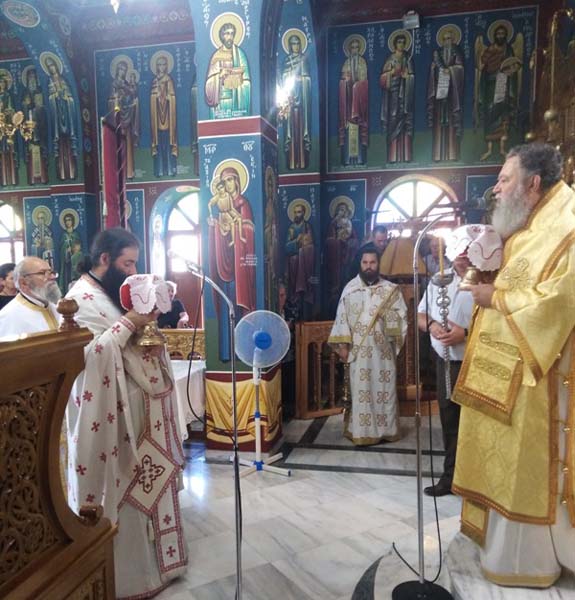 Ο Μητροπολίτης Χαλκίδος στην Αμφιθέα Διρφύων 13.9.2020